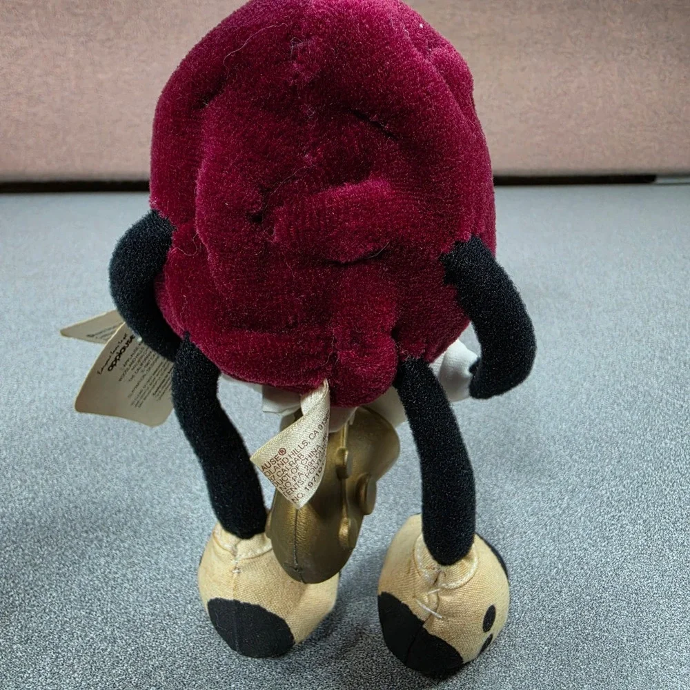 Vintage Saxophone California Raisins 1987 Plush Toy Excellent